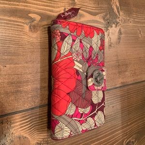 Vera Bradley Turnlock Wallet bohemian blossoms